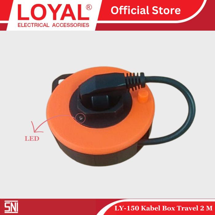 Gambar Loyal Kabel Roll 2 Meter Roll Kabel Mini Travel LY 150 LY150 - Orange, 2 METER dari Loyal Electrical Official Kota Administrasi Jakarta Barat Tokopedia