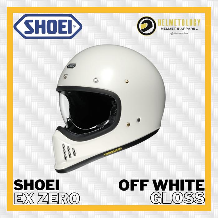 Shoei Off Face Helmet Jual Shoei EX Zero Off White Helm Full Face