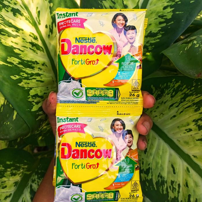 Gambar Nestle DANCOW  FORTIGRO  instant 1 saset 10 pcs dari santai tani undefined Tokopedia