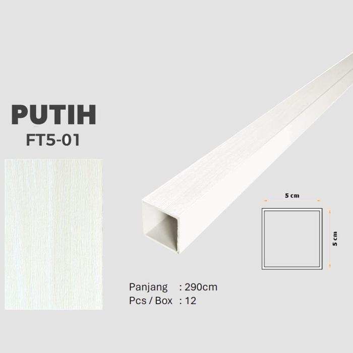 Gambar Special Kisi-Kisi Wpc Pembatas Ruangan / Partisi Hollow Indoor Wpc Kisi Kisi - FT5 01 PUTIH dari Hendyl Collection undefined Tokopedia