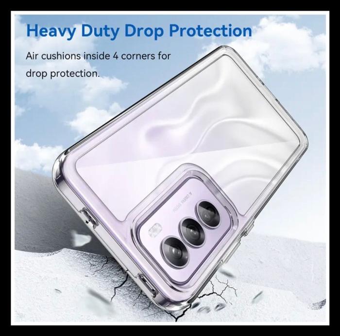 Gambar Oppo Reno 12 5G / Reno12 Pro 5G Case Rugged Protective Original HardCase Transparan Back Cover Soft Silicone Casing - CLEAR., OPPO RENO 12. dari Markas acc 88 undefined Tokopedia