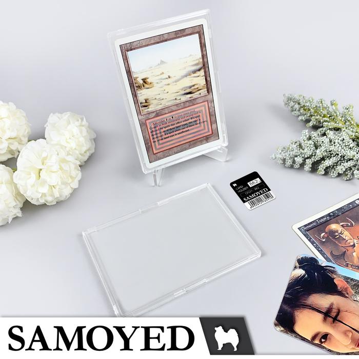 Gambar Tempat / Pelindung Kartu / Foto Koleksi / Photo / Photocard / PC K-Pop / Trading / TC / TCG / Collectible / CC / CCG / Basketball / Pokemon / MTG Card Protector / Display Case / Holder Samoyed CRDH-B62 dari Stasio undefined Tokopedia