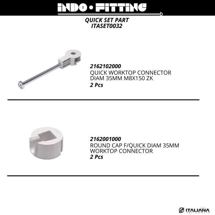 Gambar Worktop Connector ITALIANA QUICK Connector Penyambung panel dari Indofitting Lestari undefined 5 Tokopedia