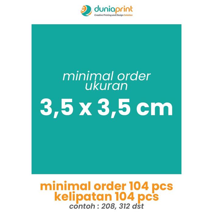 Gambar Cetak Stiker A3 | Cetak Sticker Custom A3 | Stiker Label A3 | Stiker Kotak A3 | Stiker Logo A3 | Stiker Botol A3 | Stiker Produk A3 | Stiker Toples A3 | Stiker Souvenir A3 | Stiker Kemasan A3 | Dunia Print - 3,5 x 3,5 cm, Cromo dari Dunia Print Tebet undefined Tokopedia