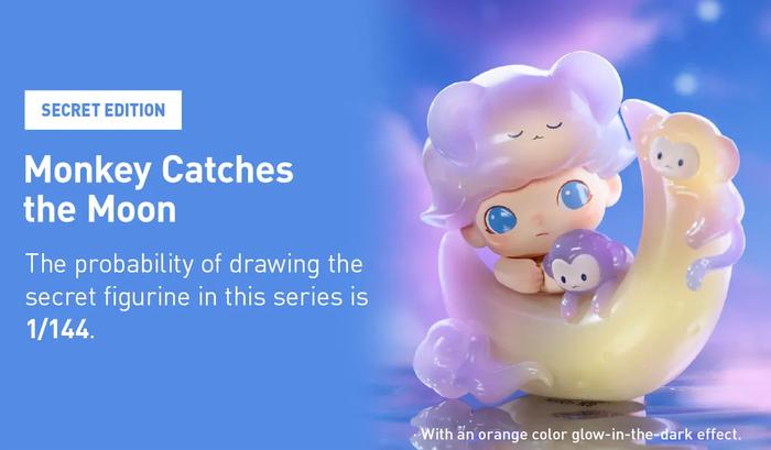 Gambar POP MART ORIGINAL DIMOO Animal Kingdom Series Figures - BLIND BOX - Monkey Catches+ dari Mozo Official undefined Tokopedia