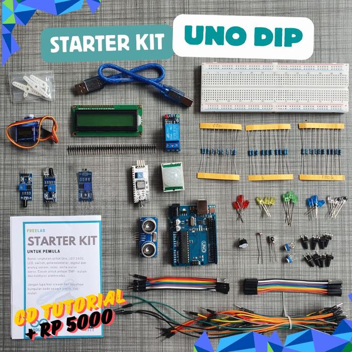 starter kit with tutorial for arduino uno r3... Jual Uno R3 Starter Learning Kit Lengkap utk Pemula dengan Ardu ...