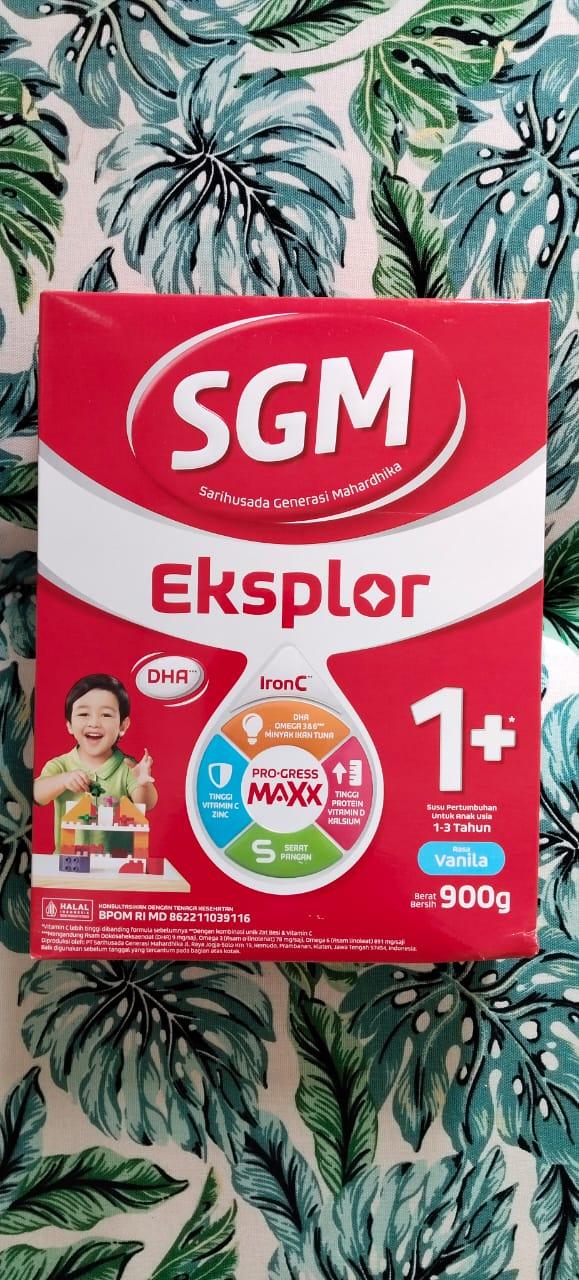 Gambar SGM Eksplor 1+ dengan IronC Susu Pertumbuhan untuk Anak Usia 1-3 Tahun 900GR - Vanila dari Ugoku Baby Shop_NEW undefined Tokopedia