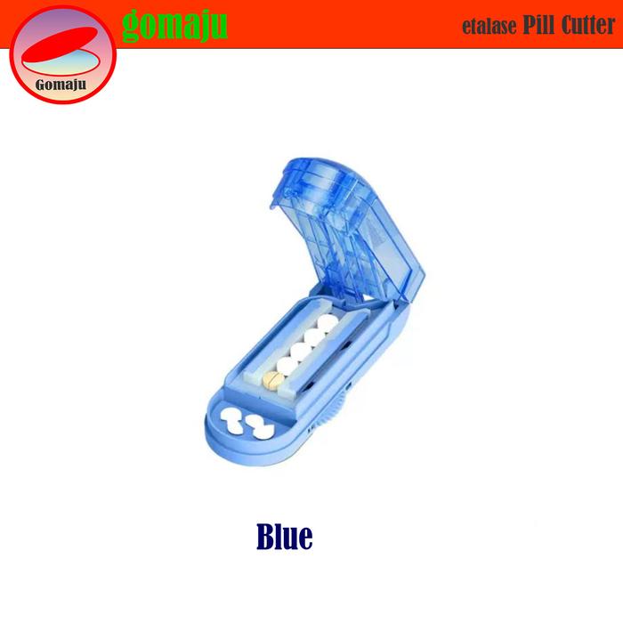 Gambar Pill Cutter Splitter Alat Potong Obat Pill Tablet Sekaligus Banyak - Blue dari Gomaju TikStor undefined Tokopedia