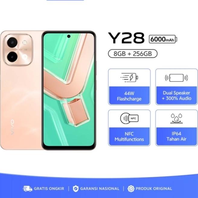 Gambar Vivo Y28 Ram 6/128GB | 8/128GB | 8/256GB Garansi Resmi - Merah Muda, 6/128GB dari WAYY CELLULAR undefined Tokopedia