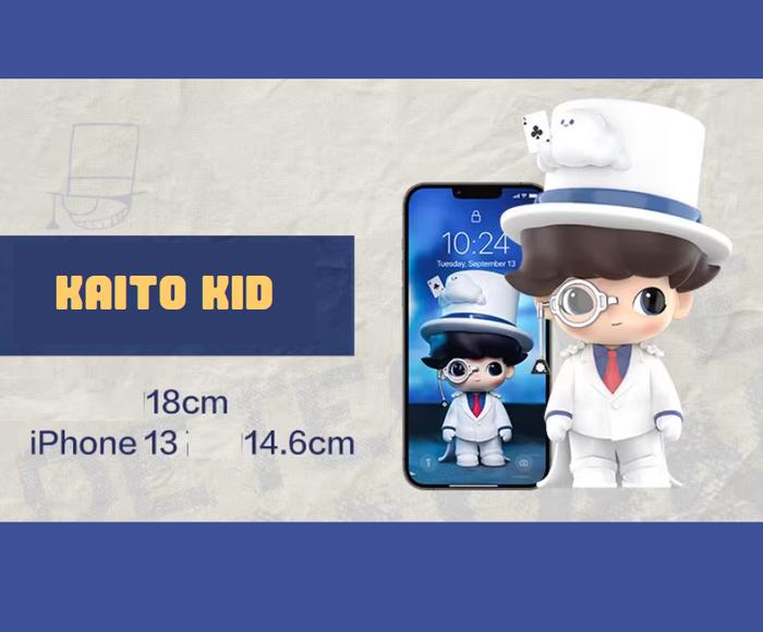 Gambar POP MART ORIGINAL Dimoo Detective Conan Series Figurine - Kaito Kid dari Mozo Official undefined Tokopedia
