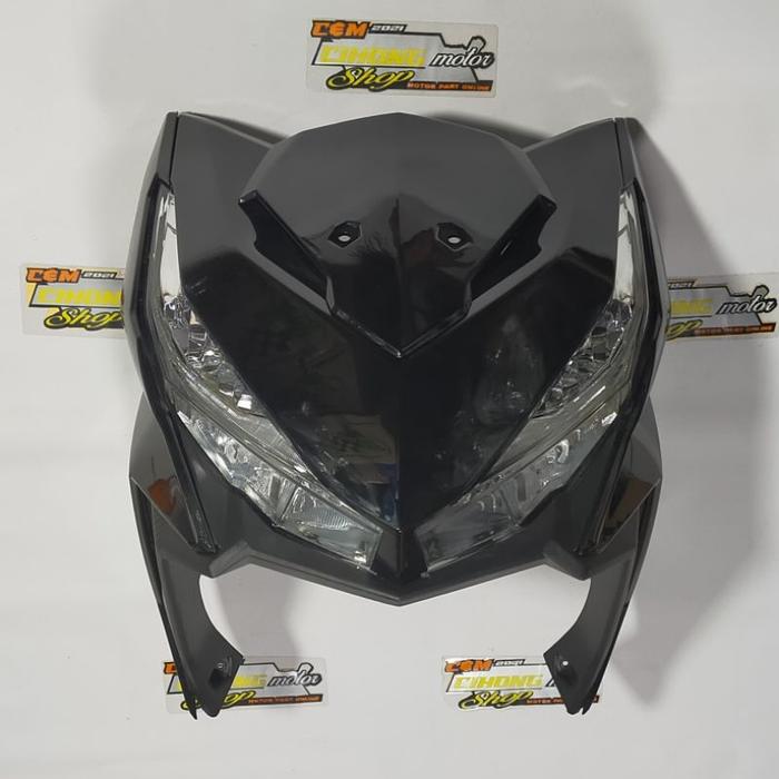 Gambar WIN Full Set Cover Body Tameng + Reflektor Lampu Depan Vario 125 150 Old LED K59 2015 2016 2017 - Hitam dari Body-Man Motor undefined Tokopedia