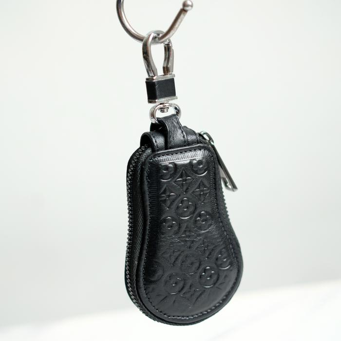 Gambar Sendy Leather Gantungan Kunci Mobil Key Chain Tempat STNK Remote - Hitam dari Sendy Leather Kab. Sidoarjo Tokopedia