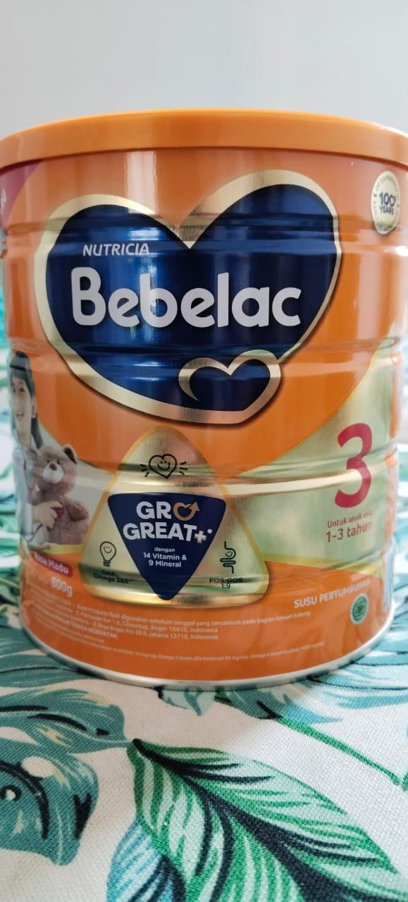 Gambar Bebelac 3 GroGreat+ Susu Pertumbuhan Anak 1 – 3 tahun  800 GR - Madu dari Ugoku Baby Shop_NEW undefined Tokopedia