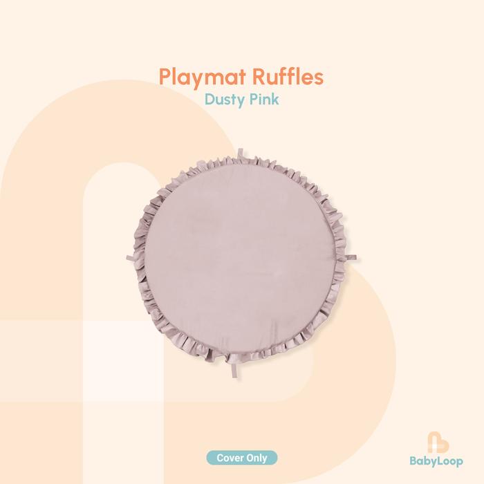 Gambar Matras Bayi - Playmat Japanese Cotton - Baby Loop - Dusty Pink, Cover Only dari Baby Loop Authorized Reseller undefined Tokopedia