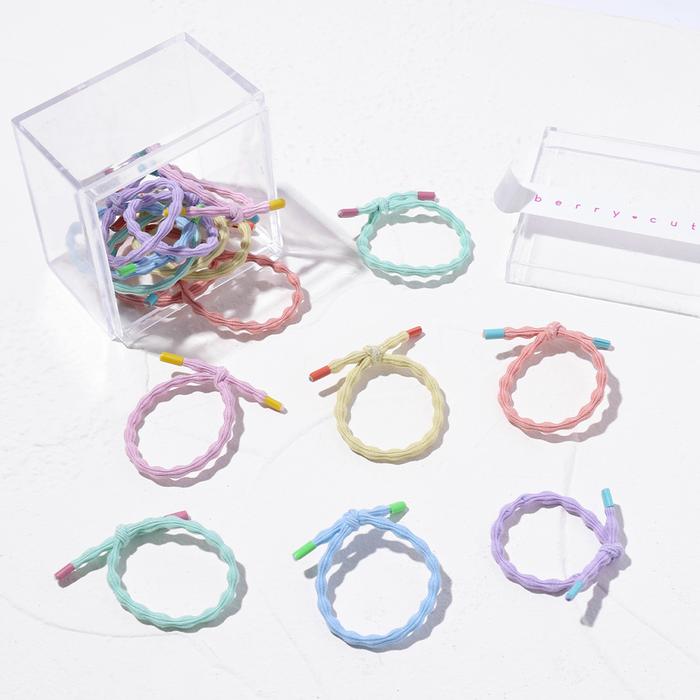 Gambar Stroberi Mini Colorful Box Hair Tie - Wave List dari Stroberi Accessories undefined Tokopedia