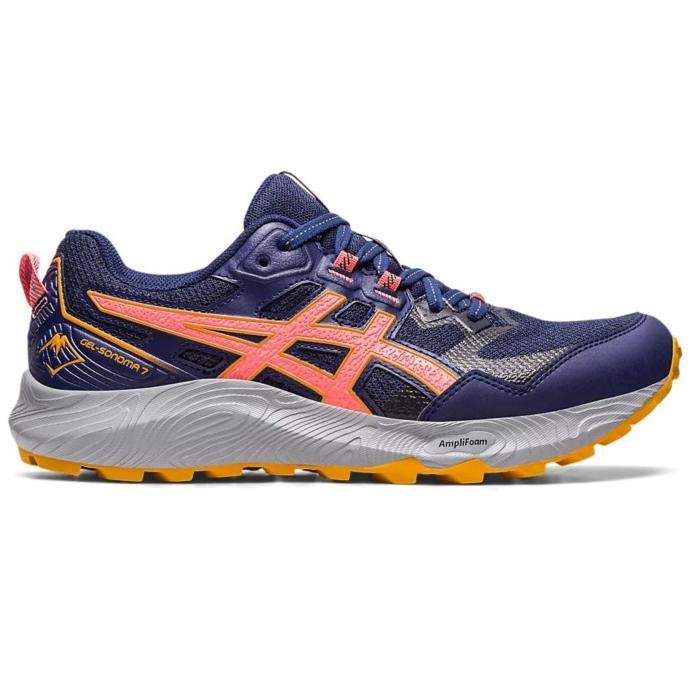Gambar SEPATU LARI TRAIL WANITA ASICS GEL SONOMA 7 1012B413401 ORIGINAL Terlaris - 37 dari zdfraaa undefined Tokopedia