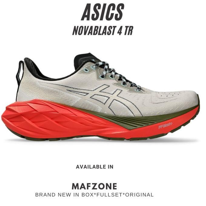 Gambar ASICS NOVABLAST 4 TR Mens Running Nature Bathing/Yellow ORIGINAL Terlaris - 8.5 dari zdfraaa undefined Tokopedia