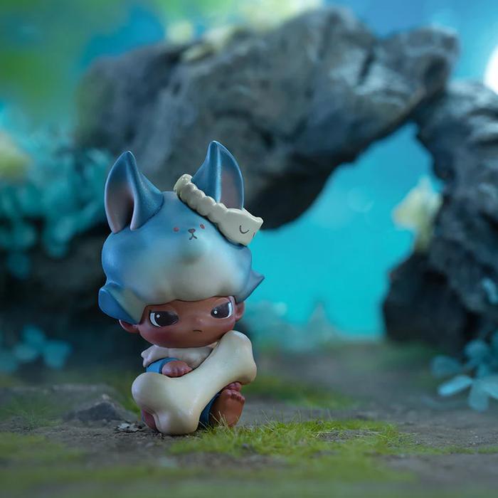 Gambar POP MART ORIGINAL DIMOO Forest Night Series Figure - BLIND BOX - Night Wolf dari Mozo Official undefined Tokopedia