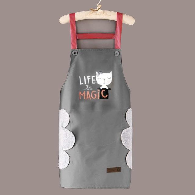 Gambar Apron Celemek Masak Pelindung Baju Anti Kotor Waterproof / Apron masak / Apron Barista celemek masak / Apron Waterproof Celemek - Kucing Balon  dari piepiebakewareofficial undefined Tokopedia