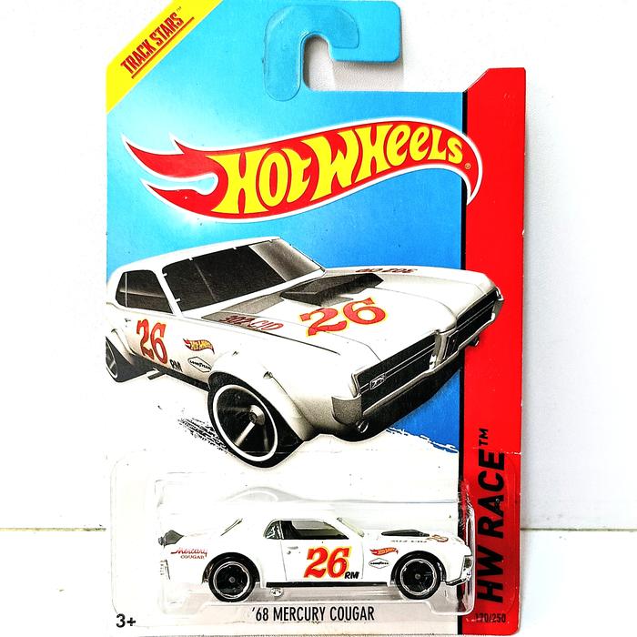 Gambar Hot Wheels / Hotwheels Reguler 68 Mercury Cougar - Putih dari Kids Hobbies undefined Tokopedia