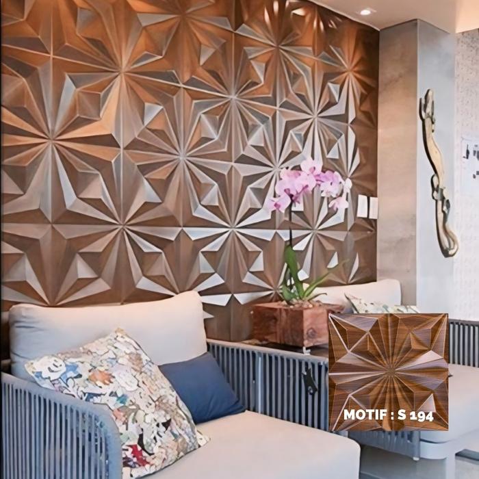 Gambar 3d pvc wallpanel/wallpaper panel dinding/wallpaper 3d - S-194 dari Homewallpaper08 undefined Tokopedia