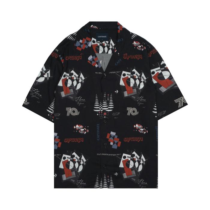 Gambar Dyllco Grease - Boxy Short Sleeve Graphic Shirt - Captivate Union Series - Hitam, S dari Dyllco Official Kota Bandung Tokopedia