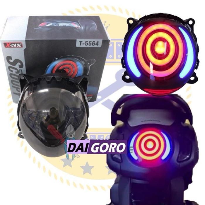Gambar Lampu Stop Led Scoopy New Coloseum 10 Mode Running Otomatis Stoplamp Scoopy New 2020 - 2023 Full Set Tinggal Pasang Lampu Motor Scoopy Garansi 1 Tahun - T5564, Stop Scoopy New dari Lampu Motor Aneka undefined Tokopedia