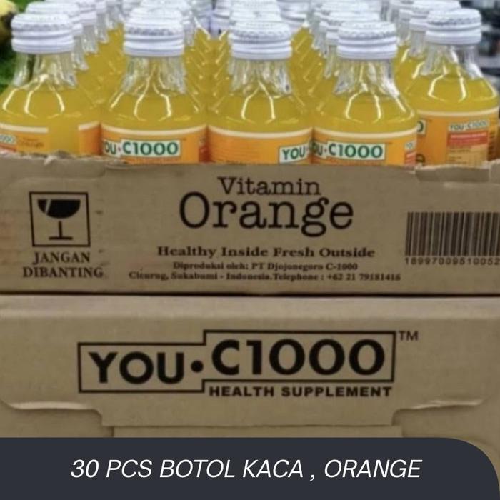 Gambar YOU C1000 ORANGE 30 BOTOL 1 DUS dari MURASEMUA undefined Tokopedia