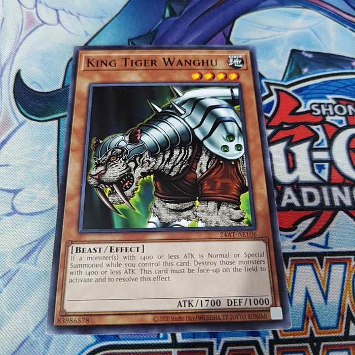 YUGIOH OCG AE 24AT-AE106 king tiger wanghu | Indo4ward