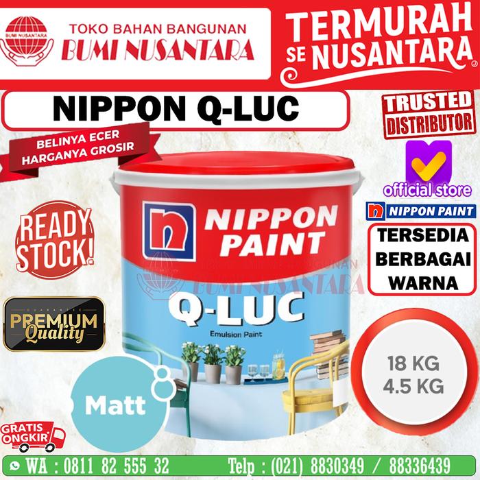 Gambar Qluc 18kg Cat Qluc Nippon CAT TEMBOK MURAH NIPPON CAT NIPON MURAH 18KG - Putih, 18kg dari Bumi Nusantara 85 undefined Tokopedia