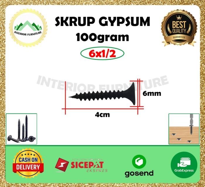 Gambar Sekrup sekrup GYPSUM skrup DRYWALL kayu sekrup Triplek 100 gram - GYPSUM 4cm dari InteriorFurnitureIndonesia undefined Tokopedia