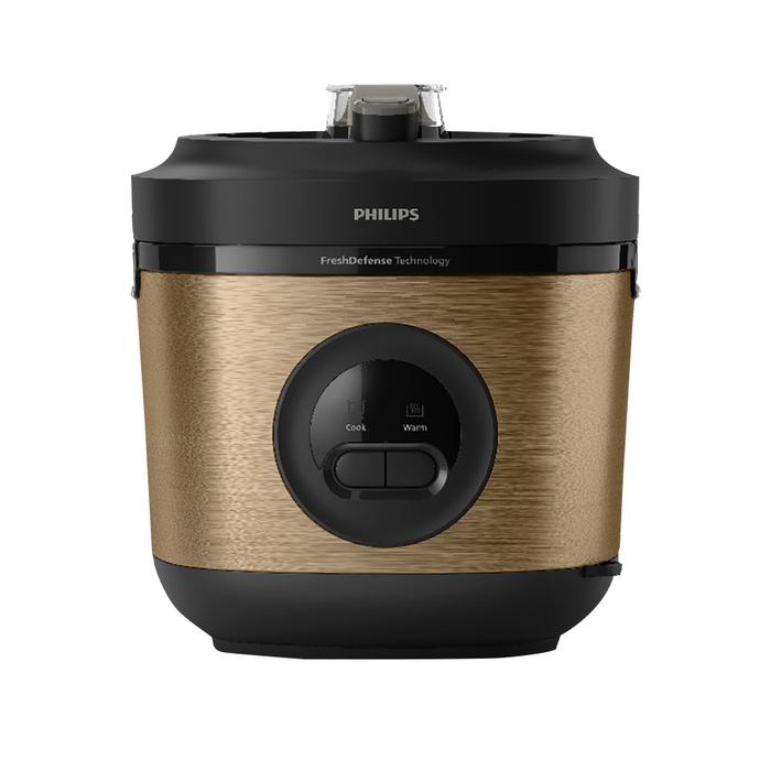 Gambar PHILIPS Rice Cooker / Magic Com Stainless 1.8L - HD3211 - Gold dari Utama Electronic undefined Tokopedia