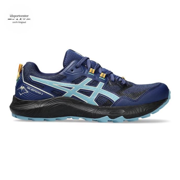 Gambar Asics GEL-SONOMA 7 Mens Trail Running Shoes - Deep Ocean/Gris Blue Terlaris - US 9.5 dari zdfraaa undefined Tokopedia