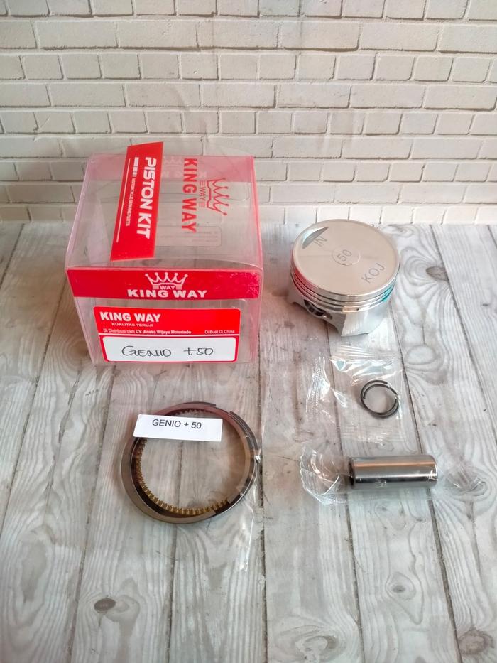 Gambar PISTON KIT SEHER KIT GENIO BEAT FI NEW ESP DELUXE 2020 KOJ - 50 dari RICCA AMANDA MOTOR undefined Tokopedia
