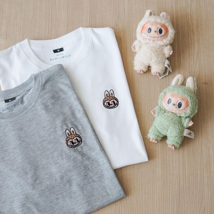 Gambar Mimi & Milo Labubu monster cotton tshirt kaos pop mart anak dewasa - Hitam, kids 3 dari Mimi and Milo undefined Tokopedia