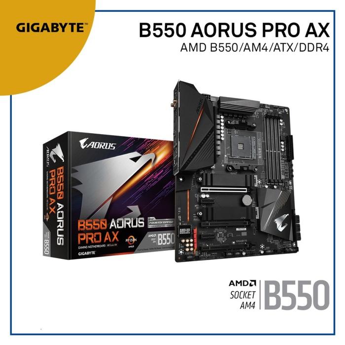 Jual Gigabyte B550 Aorus Pro AX AMD Ryzen AM4 B550 ATX Motherboard