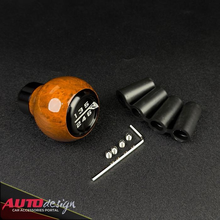 Gambar MOMO Gear Shift Knob Motif Kayu Tuas Persneling Mobil Universal Aksesoris Interior Mobil - Hitam | 6 Speed dari AUTOdesign undefined Tokopedia