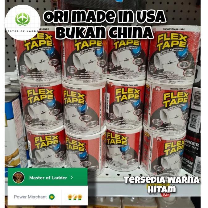 Gambar US FLEX TAPE Isolasi Karet Tahan Air Tambal Bocor seketika Made USA - Putih dari SinarIndo Pertukangan undefined Tokopedia