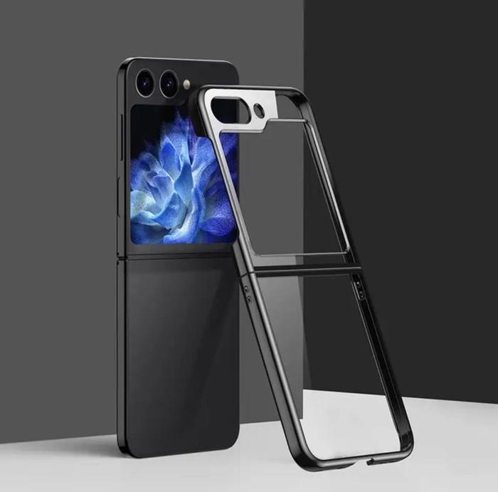 Gambar Samsung Galaxy Z Flip 6 Flip6 5G Electro Plating Hard Case Casing Soft Cover Transparant -  HITAM., SAM Z FLIP 6 5G dari Original Shop Nillkin undefined Tokopedia