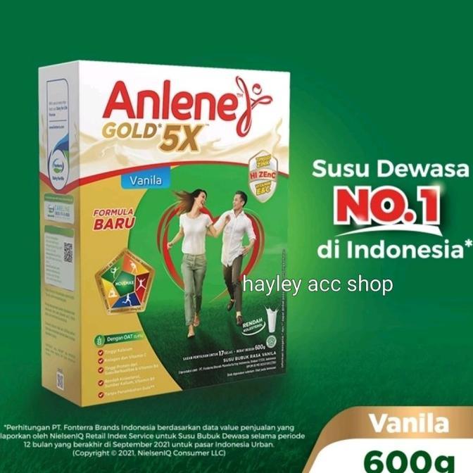 Gambar ANLENE GOLD PLUS VANILA 650G |TERBARU|BARU|TERMURAH|PREMIUM|TERBAIK|BERKUALITAS|HARGA MURAH - 600g dari Greed Free undefined Tokopedia