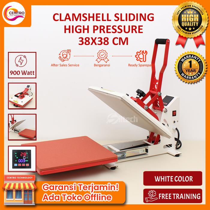 Gambar KHUSUS GOJEK/GRAB MOTOR - Mesin Press Kaos Digital Premium Ukuran 38 x 38 CM 900 Watt BERGARANSI - SL PUTIH 38x38 dari Centro Technology undefined Tokopedia