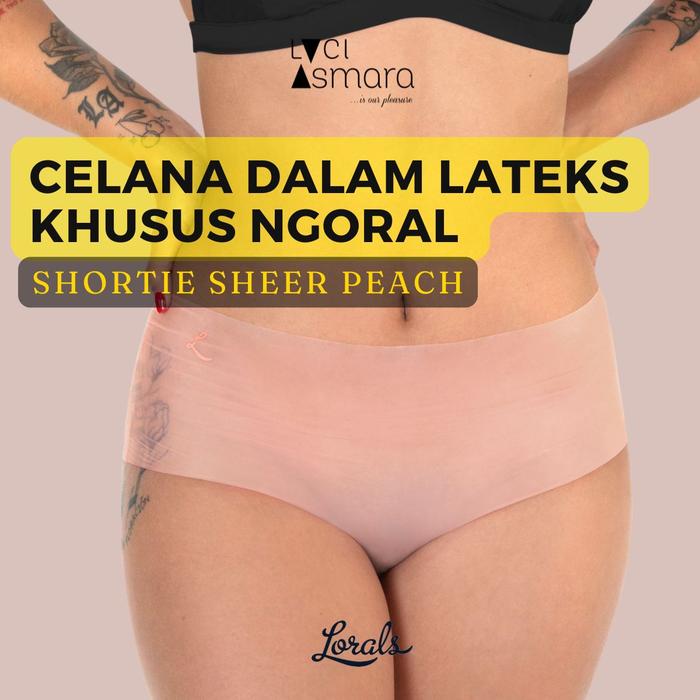 Gambar Lorals - Latex Panty Shortie for Pleasure - SHEER PEACH dari Laci Asmara undefined Tokopedia