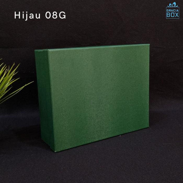 Gambar HARDBOX - BOX CORPORATE GIFT- BOX HAMPERS Ukuran 26 cm x 26 cm x 10 cm - HIjau 08G, BOX SAJA dari Gracia Box undefined Tokopedia