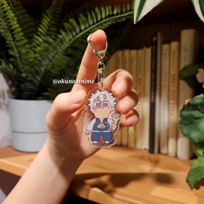 Gambar Demon Slayer (Kimetsu No Yaiba) Hashira Akrilik Anime Keychain (Ganci) - Angry Sanemi dari okuno anime undefined Tokopedia