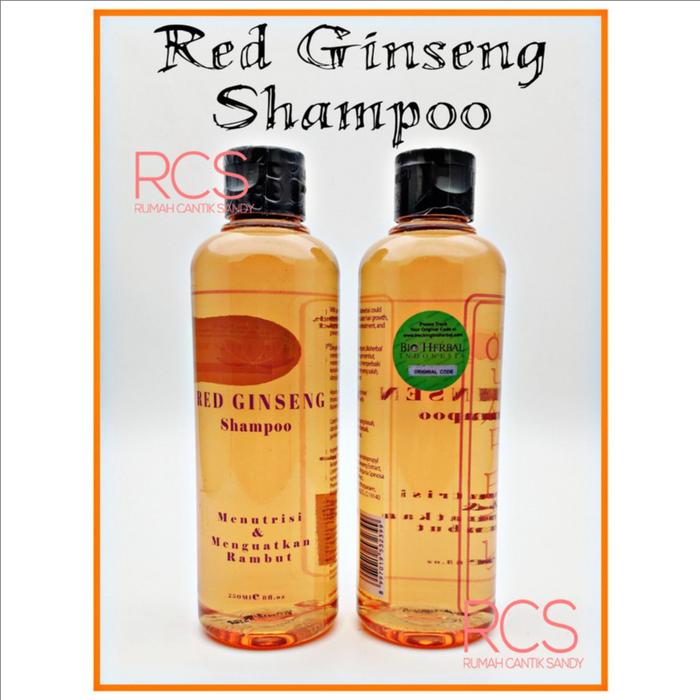 Gambar [BIOHERBAL] BIO HERBAL ~ SHAMPOO / SHAMPO RED GINGSENG MERAH KOREA dari Liga Aksesoris undefined Tokopedia
