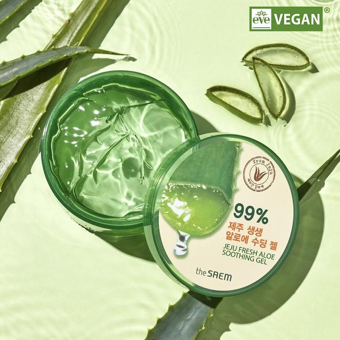 Gambar The SAEM Original Korea BPOM Jeju Fresh Aloe Vera Soothing Gel 99% - Saem Jar 300ml dari PomadeIndo_NEW undefined Tokopedia