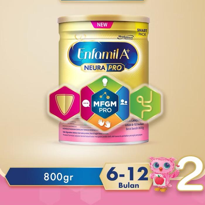 Gambar Enfamil A+ 2 Susu Formula Bayi 6 - 12 Bulan Plain 800 gr dari Semarangstore99 undefined Tokopedia