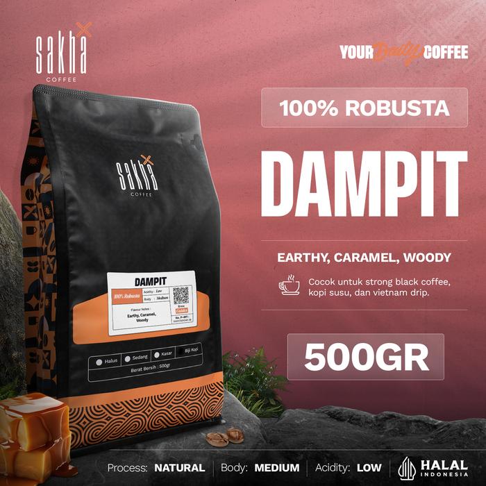 Gambar Kopi Fine Robusta Dampit Malang Coffee Roast Beans 500 Gram Biji Bubuk - Bubuk Kasar dari Sakha Coffee Roastery undefined Tokopedia