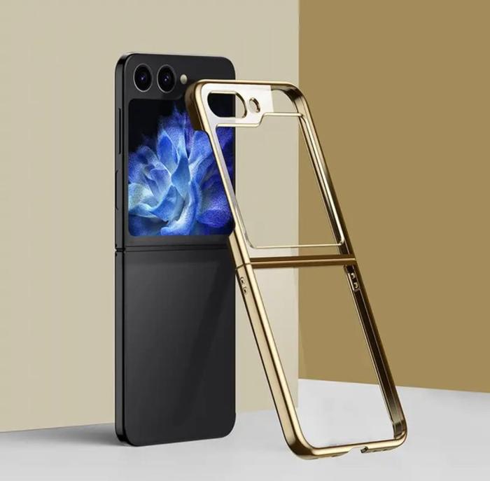 Gambar Samsung Galaxy Z Flip 6 Flip6 5G Electro Plating Hard Case Casing Soft Cover Transparant - GOLD., SAM Z FLIP 6 5G dari Original Shop Nillkin undefined Tokopedia