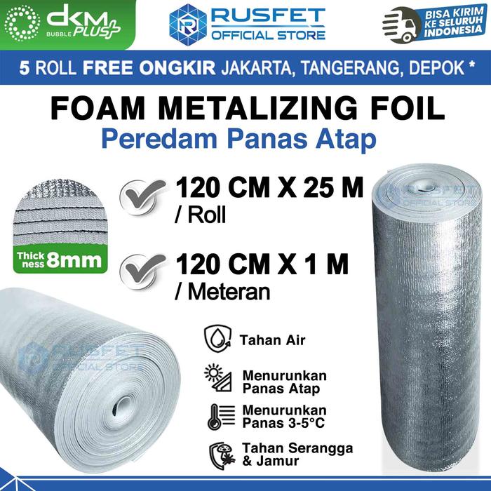 Jual Foam Metalizing Insulation Double Thermal Foil Busa Insulasi ...